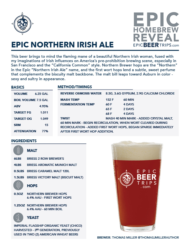 Epic Northern Irish Ale Recipe