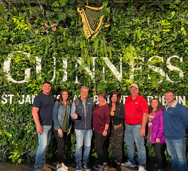 Epic Beer Trips Beer Trippers at Guiness