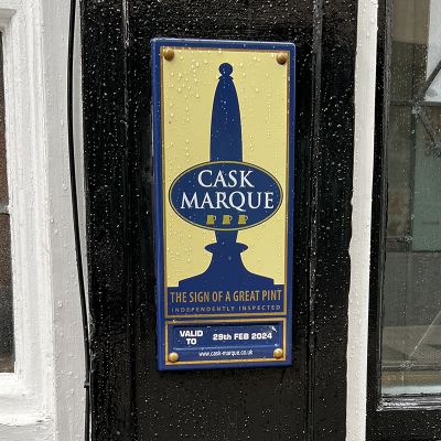 Cask Marque Plaque