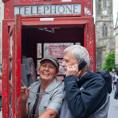 Beer Trippers in Phone Booth