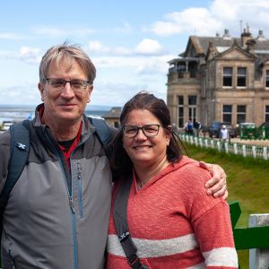 beer trippers at the Old Course