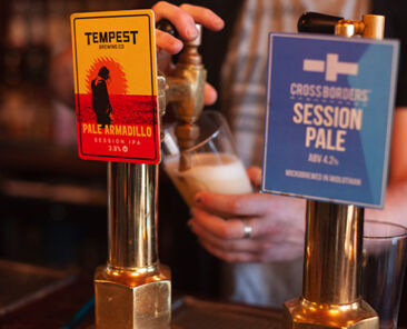 Tempest Cask Ale pour