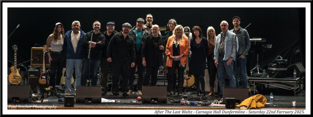 After the Last Waltz post concert photo