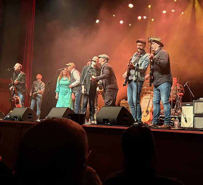 After the Last Waltz Concert Performers on stage