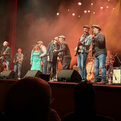 After the Last Waltz Concert Performers on stage
