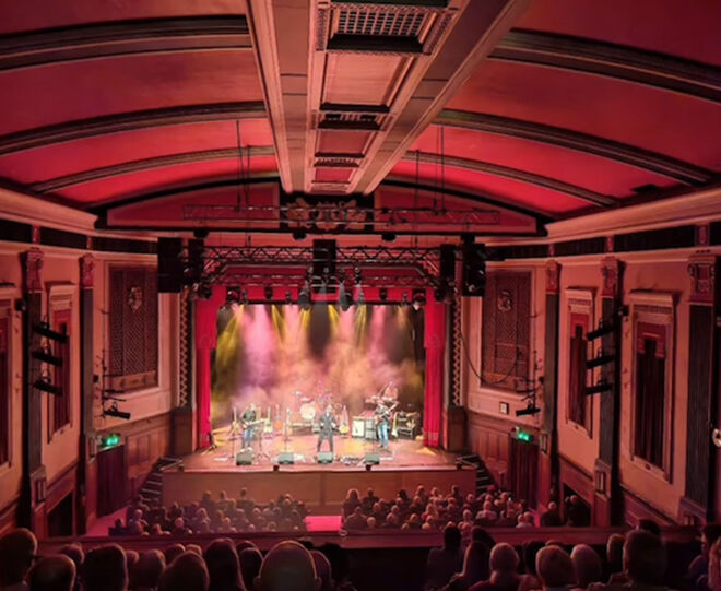 Stage of After the Last Waltz Concert