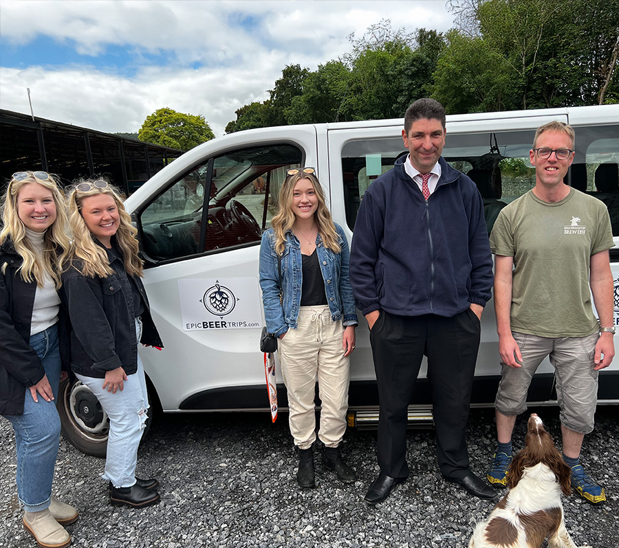 Russ Bus and Beer Trippers in Ireland