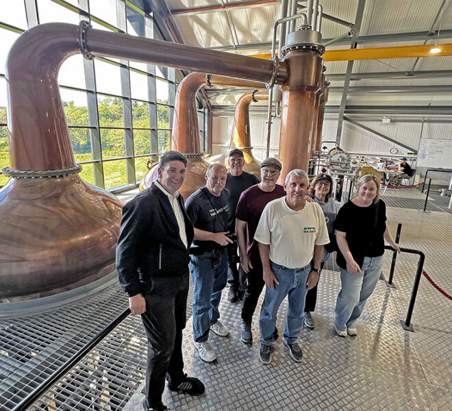 beer tripper with kurt and russ at distillery