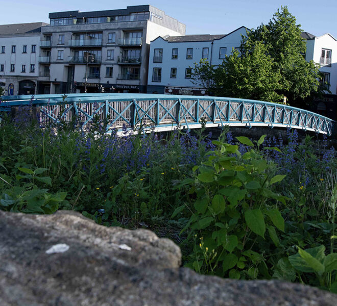 Blue bridge in sligo ireland