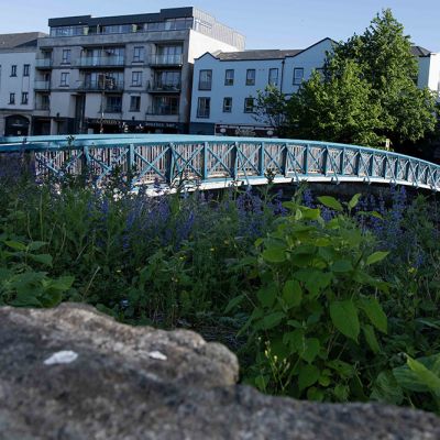 Blue bridge in sligo ireland
