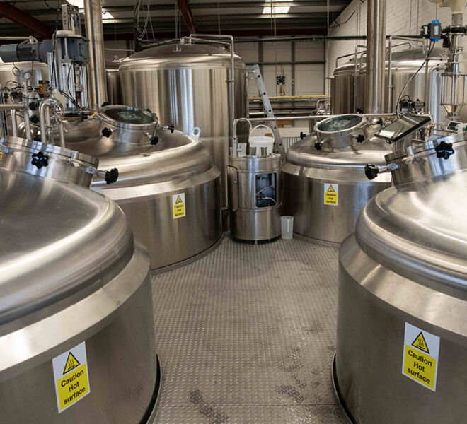 White Hagg Brewery tanks